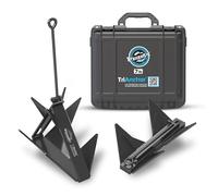 WAVESRX TriAnchor - Stainless Steel Folding PWC & Boat Anchor Kit | Sets Instantly for Effortless Boat & Jet Ski Anchoring | Compact Patent-Pending Design Grips Better Than Plow, Fluke or Box Anchor