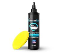 WAVESRX Ultimate Trim & Plastic Restorer for Marine Applications - Black Plastic Restorer - Restores Faded and Dull Plastic, Rubber, Vinyl Back to Black - 8.4 oz Kit for Jetskis and Boats
