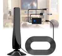 Wavetune TV Antenna, Wave Tune TV Antenna, Ultra4tv Antenna for TV Without Cable, Indoor TV Antenna, Suction Cup TV Antenna Plug Play TV Antenna, TV Antenna for Smart TV Indoor (1pcs)