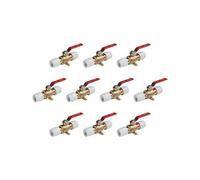 Wavin Ball Valve Lever 15mm White Brass Hep2O HX22/15 Pack of 10
