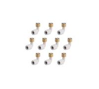 Wavin Bent Tap Connector 15mm 90° Brass Insert 1-Part HD27/15W Pack of 10