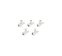 Wavin Branch Reduced Tee Spigot 15mm 90° Polybutylene T-Piece HD15/15W Pack of 5