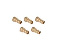 Wavin Brass Female Coupling Nipple 15mm HE30/15W 0° 2-Part Pack of 5