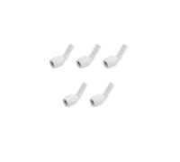 Wavin Elbow Spigot 15mm 45° 2-Part Insert White Polybutylene HD8/15 Pack of 5