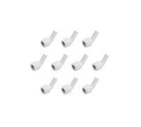 Wavin Elbow Spigot 22mm 45° 2-Part Insert White Polybutylene HD8/22 Pack of 10