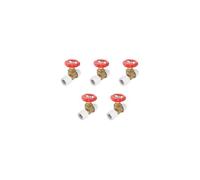 Wavin Gate Valve 15mm White Brass Hep2O HX35/15 Pack of 5