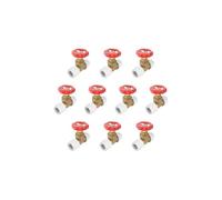Wavin Gate Valve 22mm White Brass Hep2O HX35/22 Pack of 10