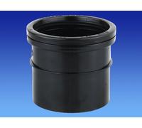 Wavin OSMA 110mm SOIL 4S124 S/SW Single Socket BLACK