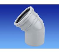 Wavin OSMA 110mm SOIL 4S163 S/S Bend - 45º GREY