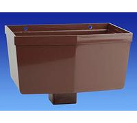 Wavin OSMA 4T830 Brown Hopper Head for 61mm Square downpipes