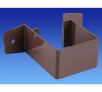 Wavin OSMA 4T833 Brown Pipe Bracket - Stand-Off for 61mm Square downpipe