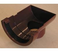 Wavin OSMA Roundline Stopend Outlet 112mm Brown 0T007n