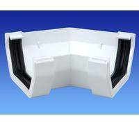 Wavin OSMA Squareline 100mm White Guttering Range (135 Degree Angle)