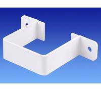 Wavin OSMA Squareline 100mm White Guttering Range (Pipe Bracket Flush)