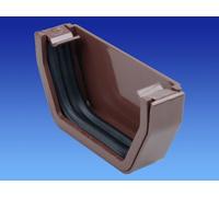 Wavin OSMA Squareline Stopend External 100mm Brown 4T811n