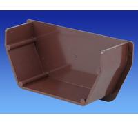 Wavin OSMA Squareline Stopend Internal 100mm Brown 4T810n