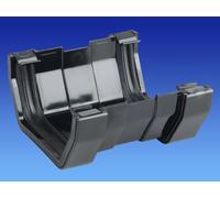 Wavin OSMA Squareline Union 100mm Black 4T809b