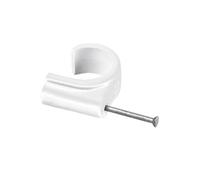 Wavin Pipe Clip Cable Clamp 15mm Semi-Circular Plastic Hep2O HX65/15W Pack of 20