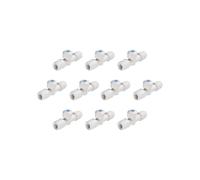 Wavin Shut Off Valve 15mm White Polybutylene Hep2O HX37/15 Pack of 10