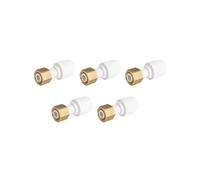 Wavin Straight Tap 15mm HD25A/15W Polybutylene Outer 29mm 0° 2-Part Pack of 5