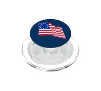 Waving Betsy Ross Flag PopSockets PopGrip for MagSafe