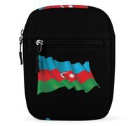 Waving Flag Azerbaijan Mini Crossbody Bag Unisex Anti-Theft Side Shoulder Bags Travel Small Messenger Bag