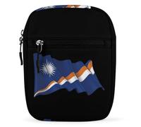 Waving Flag Marshall Islands Mini Crossbody Bag Unisex Anti-Theft Side Shoulder Bags Travel Small Messenger Bag