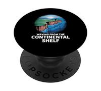 Waving From The Continental Shelf Ocean Science PopSockets Adhesive PopGrip
