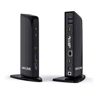 WAVLINK 13-in-1 USB-C Docking Station, Universal Laptop Docking Station for Three Monitors with 100W PD USB-C, 4K HDMI, 2K HDMI, DVI, 4xUSB 3.0, 2xUSB C, LAN, Audio/Microphone for Windows/Mac OS