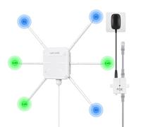 WAVLINK AX3000 Outdoor WiFi Access Point, Outdoor WiFi 6 Extender | IP67 weatherproof Enclosure, 100m Active/ Passive PoE, 2.4G/573M + 5G/2402M, 6 Antennas, Gigabit WAN/LAN