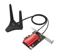 WAVLINK AXE5400 WiFi 6E WiFi Card PCIe WiFi Card for Antenna Extension | Wireless Bluetooth 5.3,Tri-Band,MU-MIMO, WPA3, OFDMA, Low-Profile Bracket, Heat Sink, for Windows 10/11 PC