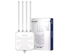WAVLINK BE5100 WiFi7 Outdoor Router, IP67, Active & Passive Dual-PoE | WiFi7 Outdoor Router:5100Mbps,IP67,15KV ESD,4KV Lightning,Active&Passive PoE,2.5G Port,4×8dBi+1×5dBi Antennas,Mesh Supported