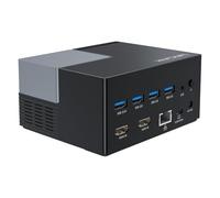 WAVLINK USB-C Docking Station with Dual Monitors and 2 HDMI Ports, Docking Station with Dual HDMI, 130W PD Input, 4 USB-A Ports, Gigabit Ethernet, Audio, Compatible with Mac/Dell/HP/Lenovo