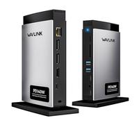 WAVLINK Laptop Docking Station Triple Display (Single 8K@30Hz/4K@144Hz), USB C Dock 125W PD3.1 Pass-Through, 2*DP, HDMI, Ethernet, SD/TF, for Windows, Macbook M1/M2/M3/M4