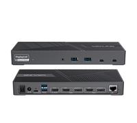 WAVLINK Triple 4K DisplayLink Docking Station, 15-in-1 USB-C Laptop Dock 100W PD