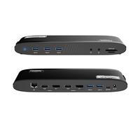 WAVLINK Universal Laptop Docking Station Dual 5K Monitor, DisplayLink Dock with 100W PD, 2x4K HDMI, 2x4K/5K DP, 5 USB Ports, SD/TF, Ethernet, Audio, USB C Docking Station for Mac M1/M2/M3/M4 & Windows