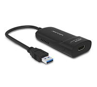 WAVLINK USB 3.0 to HDMI Adapter Slim External Video Card Display Monitor Supports 2048 × 1152 Resolution with Audio Port for Windows 11/10/8/7/XP -Black