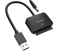 WAVLINK USB 3.0 to SATA Adapter with 12V 2A DC Power Supply for 2.5" or 3.5" SSD and HDD USB to SATA cable 2.5 or 3.5 inch Hard Drive Adapter