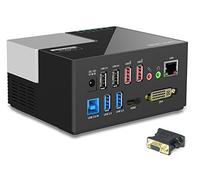 WAVLINK USB 3.0 Universal Laptop Docking Station Dual Video with DVI/HDMI (up to 2048x1152), 4 USB ports (2 USB3.0 + 2 USB2.0), Gigabit Ethernet, Audio, Mic, for Windows 11,10, 8.1, 8, 7 & XP/Mac