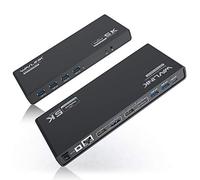 WAVLINK USB A/USB C Portable Docking Station with 60W Charging, Single Video Outputs 5K/Dual 4K @60Hz for Windows Mac Operating System (2 HDMI and 2 DP, Gigabit Ethernet, 6 USB 3.0)