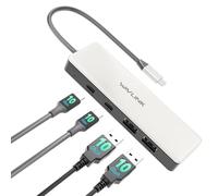WAVLINK USB C Hub, 10Gbps USB C Hub, 2 USB-C&A 3.2 Ports, Compatible for iMac/MacBook/Chromebook/Dell/HP/Lenovo (Not Support Charging/Extend Monitor)