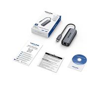 WAVLINK USB C to Ethernet Adapter 5Gbps RJ45 LAN WL-NWU341G Grey