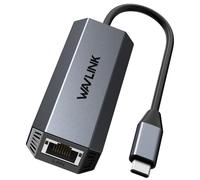 WAVLINK USB C to Ethernet Adapter 5Gbps, USB C RJ45 LAN Network Adapter | Driver-free, 5Gbps Ethernet, 10G USB 3.2, compatible with Thunderbolt 5/4/3, Mac, Windows, iPad, iPhone, MacBook, Laptop