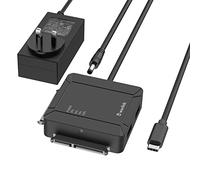 WAVLINK USB C to SATA Adapter,for 3.5"HDD & 2.5" HDD/SSD with 12V 3A Power