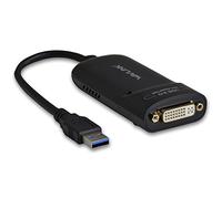 WAVLINK USB to DVI Adapter, DisplayLink External Video Card for Laptop, Add Second Monitor to PC via USB 3.0, Support 1920x1200 & 2048x1152 Resolution for Windows/Mac