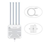 WAVLINK WiFi 6 Outdoor Mesh Router/Access Point/Repeater, AX1800 High Power Long Range Outdoor WiFi Extender Booster, 4x8dBi Antennas, IP67 Weatherproof, Compatible Starlink for Farm,Yard,RV,Campsite