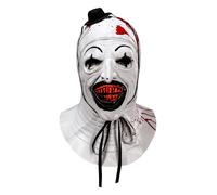 WAVRDLY Art the Clown Mask Scary Killer Clown Mask Devil Demon Joker Masks Creepy Halloween Carnival Cosplay Accessories (B)