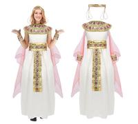 WAVRDLY Puppyhao Cleopatra Costume Woman Egyptian Princess Costume Goddess Fancy Dress Up Dress Halloween Cosplay Party Outfit