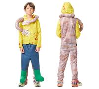 WAVRDLY Scary Zombie Costume Kids Boy Walking Dead Costume Horror Evil Monster Dress Up Fun Halloween Cosplay Outfit