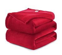 WAVVE Fleece Blanket Sofa Throw Red 4ft x 5ft - Fluffy Soft Warm Versatile Blanket for Sofa/Couch/Bed Throw/Single Size,130x150 cm